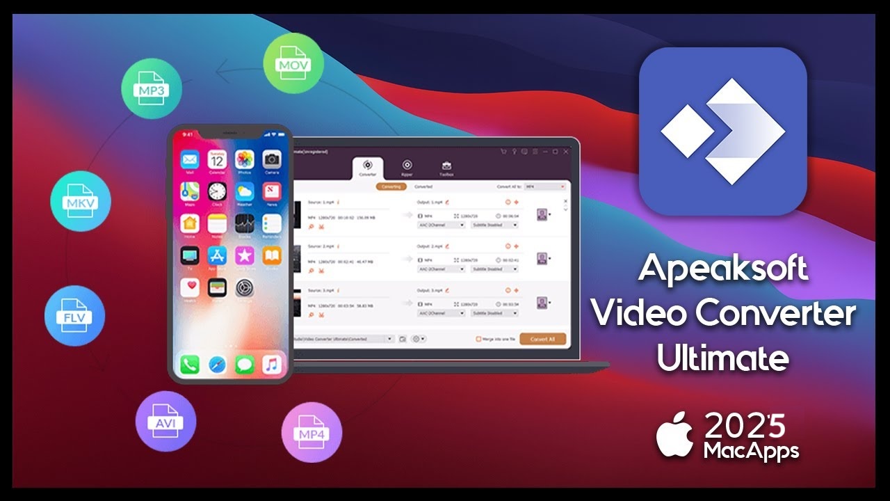 Apeaksoft Video Converter Ultimate For Mac v2.3.10 Best Video Converter App For MacOS X