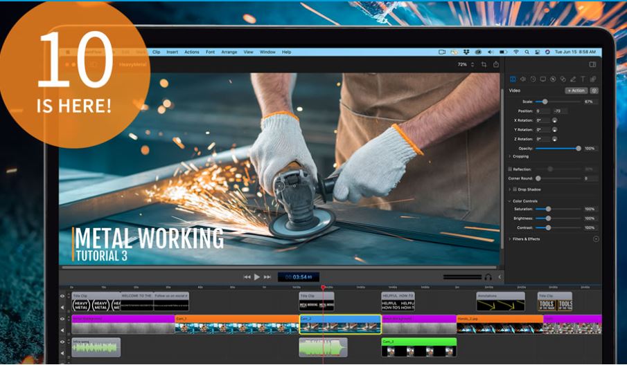 ScreenFlow App for Mac v10.5 Best Screencasting Video Broadcasts, Effects, Recording App