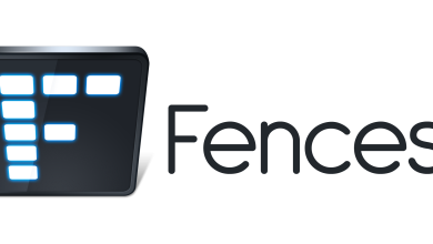 A Black Rectangular Button Featuring A Smaller, Slightly Raised Square On The Left With A Blue Led-Style Letter &Quot;F&Quot; Composed Of Individual Segments. Reminiscent Of Stardock Fences, The Rest Of The Button Is Blank, Providing Space For Additional Labels Or Icons.