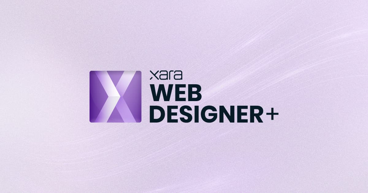 Xara Web Designer 24.2.1.69884 Incl Loader - Khanpc A Logo On A Light Purple Background Featuring A Purple &Quot;X&Quot; Icon With The Text &Quot;Xara Web Designer+&Quot; To The Right Of It, Brought To You By Khanpc.