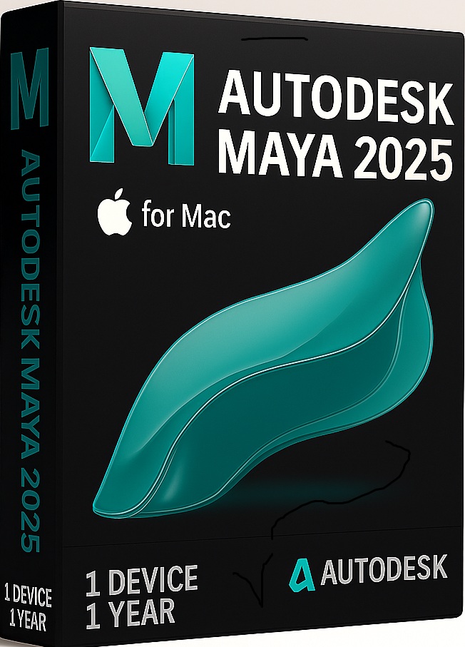 Autodesk Maya 2025 Mac v2025.3 Best 3D modeling, Animation And Rendering Software