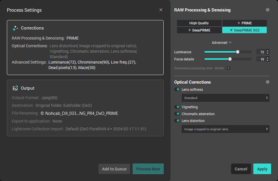 DxO PureRAW 4 For Mac v3.9.0.33 Best RAW Image Optimizations Software for Mac DxO PureRAW 4 For Mac full version crack