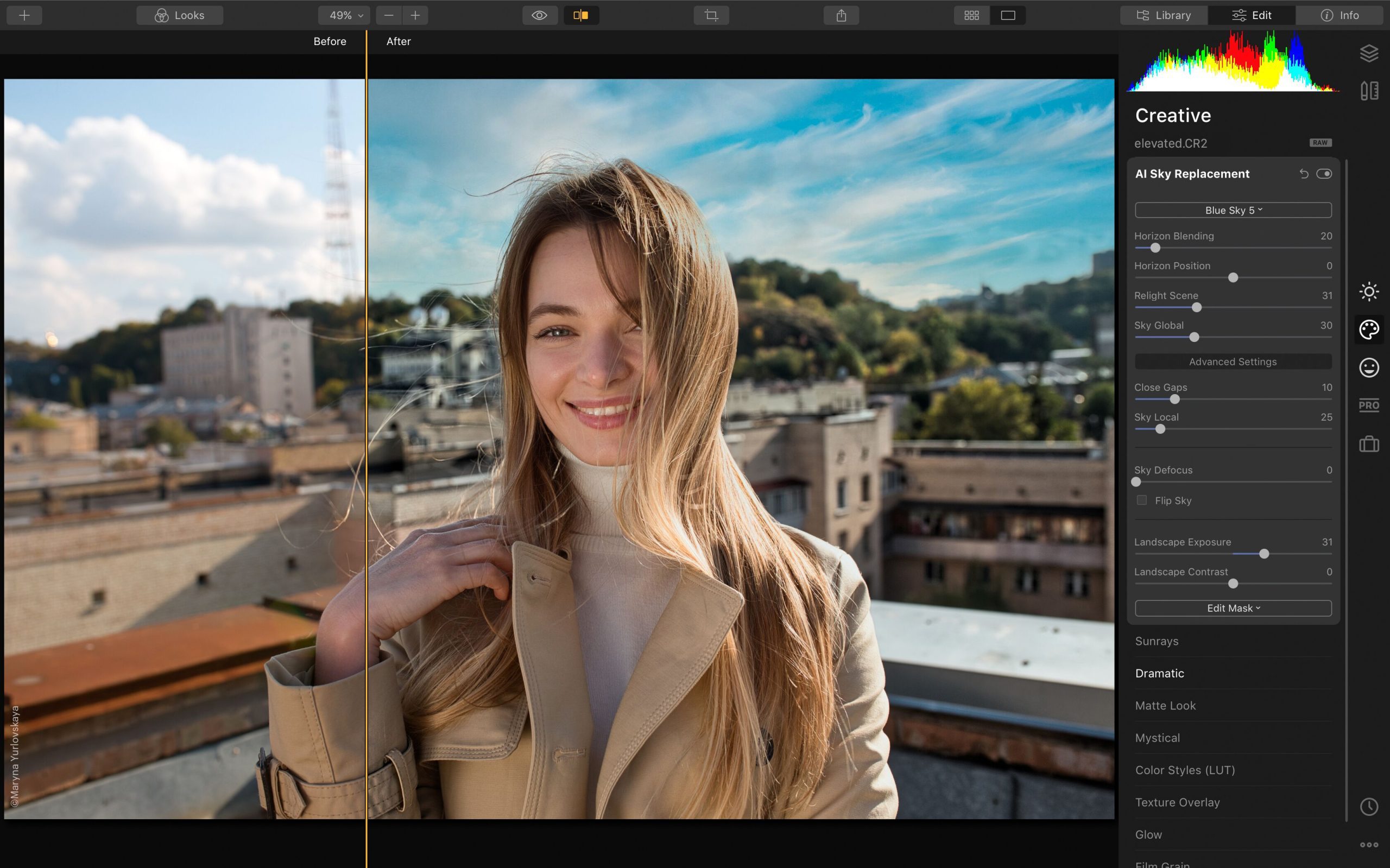 Skylum Luminar 4 For Mac OSX v4.3.3 (7895) The Best Image of Photo Editing Software Skylum Luminar 4 With Activation Code Free Download