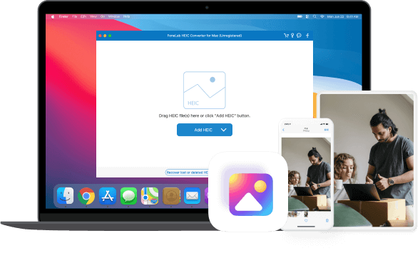 FoneLab HEIC Converter For Mac v1.0.20 Best Image Editor App For MacOS X FoneLab HEIC Converter For Mac
