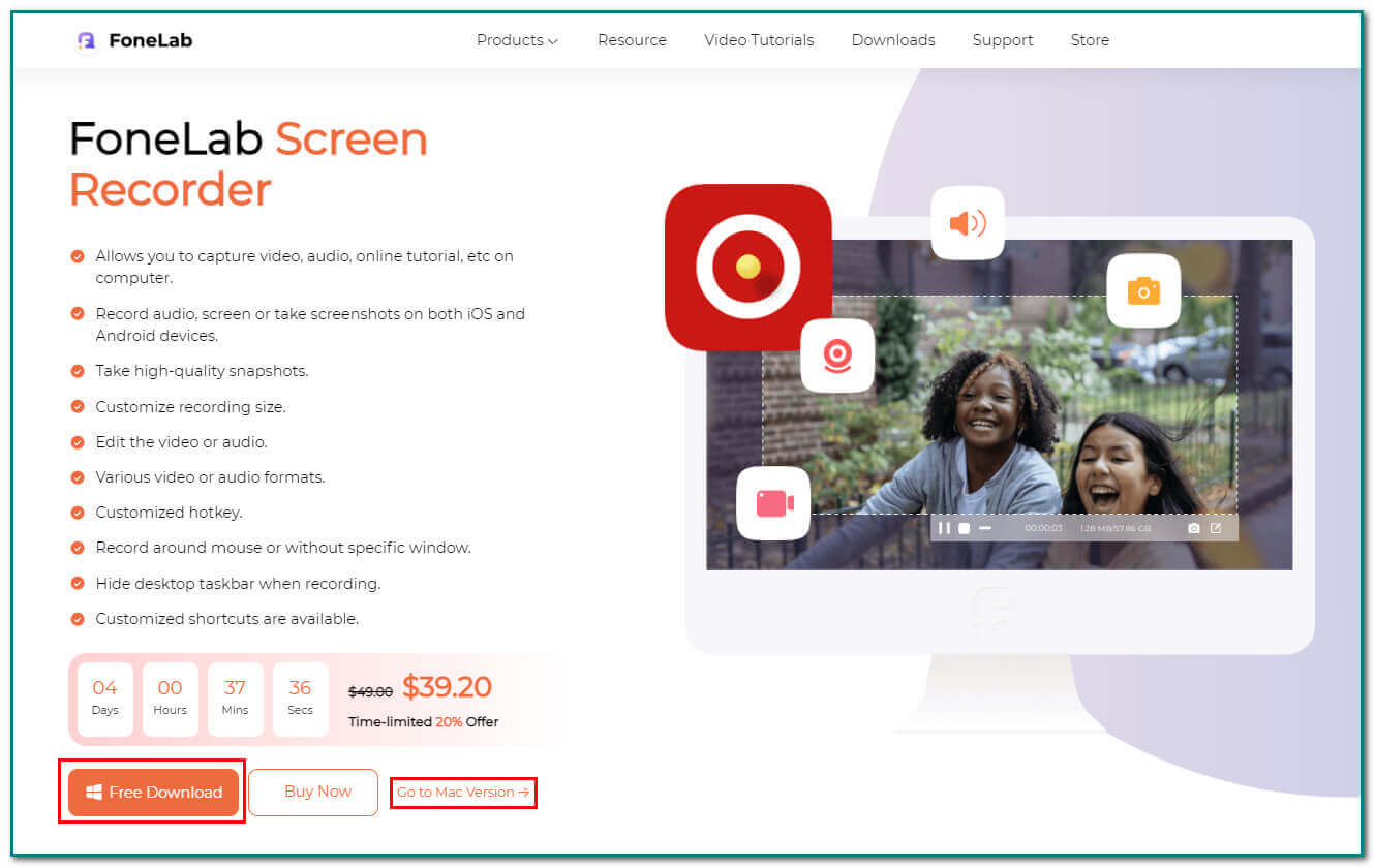 FoneLab Screen Recorder For Mac