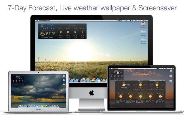 Living Weather & Wallpapers HD App for Mac v5.5 Best Dynamic Desktop Backgrounds App for Mac OS Download Living Weather & Wallpapers HD App Full Version