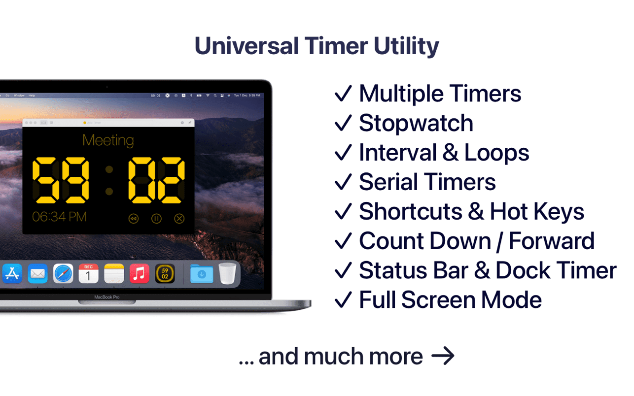 Timer RH For Mac v2.11.0 Best Time Controller App For MacOS X Timer RH For Mac