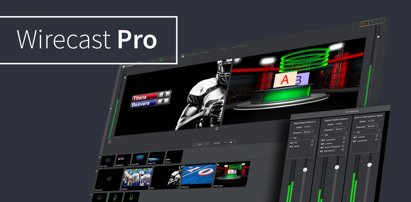 Wirecast Pro Mac v16.5.2 Live Video Streaming Software For Mac OS